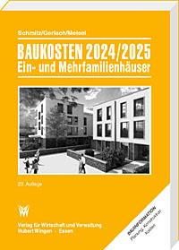 Baukosten 2024/2025
Band 2: Neubau –
Ein- und Mehrfamilienhäuser
<p>***
Über 2000 aktuelle Kostenwerte für die Kostenplanung und Kostenkontrolle,
entsprechend der DIN 276 (2018) geordnet, 
<p>
Stand: II/2024 Index 129,4 (2021=100)<br>
Aktueller Indexwert IV/2024: 130,8
Multiplikator: --


